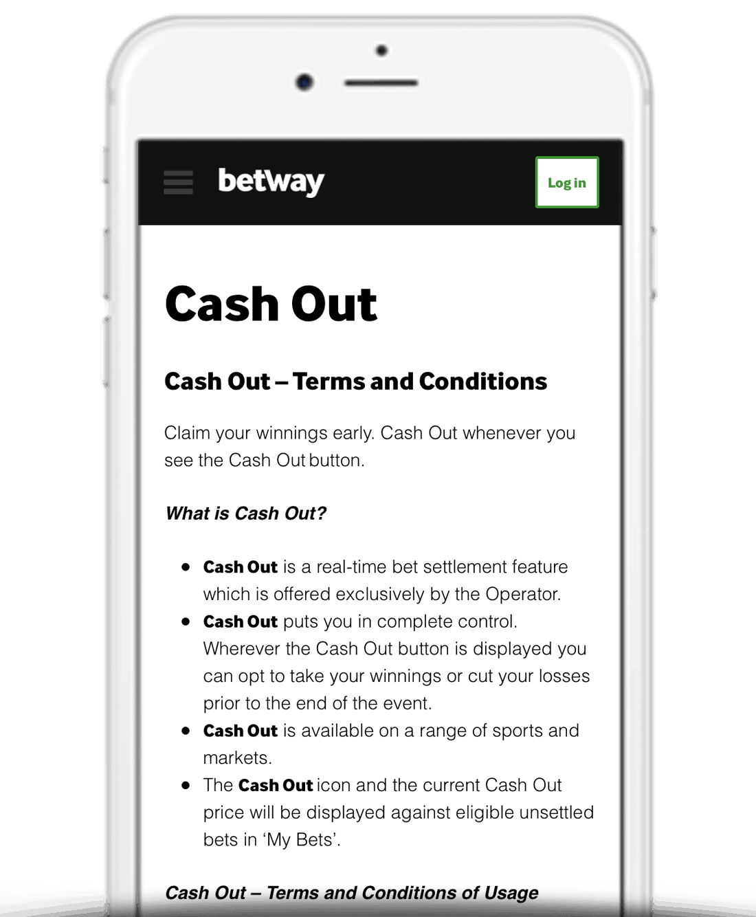 What Is Betway Cash Out?